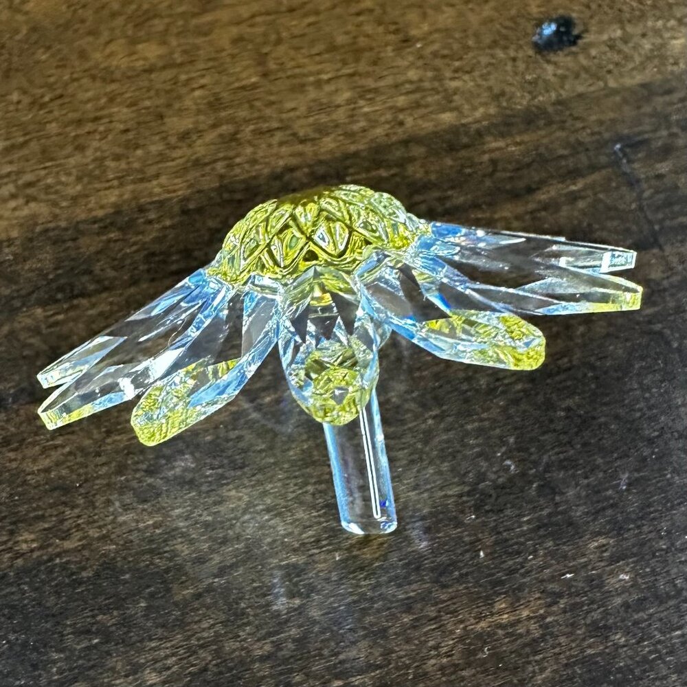 RETIRED Swarovski 1999 Society Member Renewal Gift - Yellow Daisy/Marguerite - Picture 2 of 4